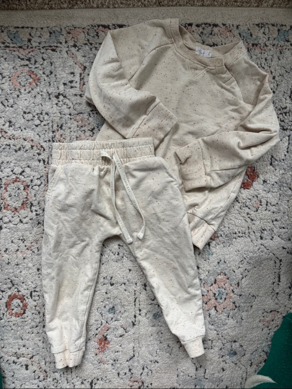 Jamie Kay Cream Speckle Sweatshirt & Jogger Set